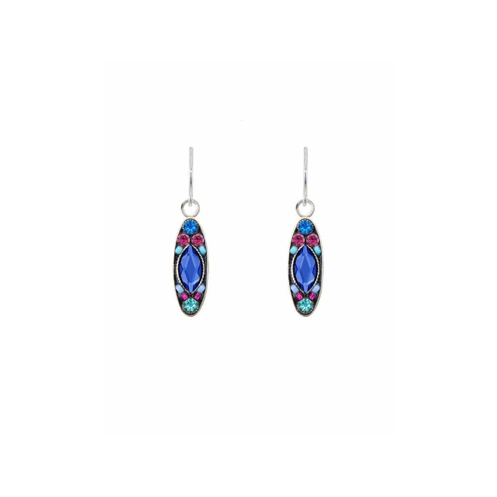 EAR-SPL Sapphire Milano Long Oval Earrings