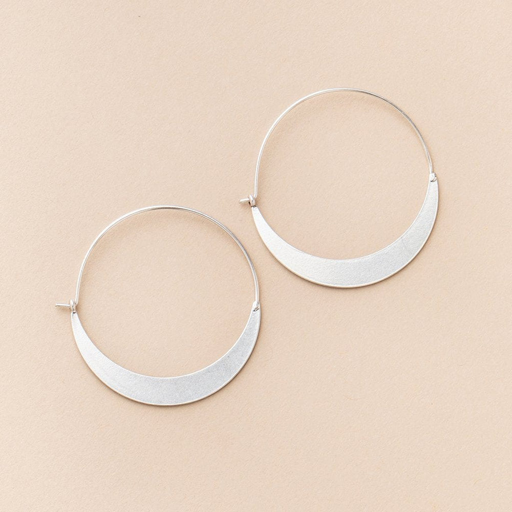 
                      
                        EAR-SPL Scout Refined Earring Collection - Crescent Hoop/Sterling Silver
                      
                    