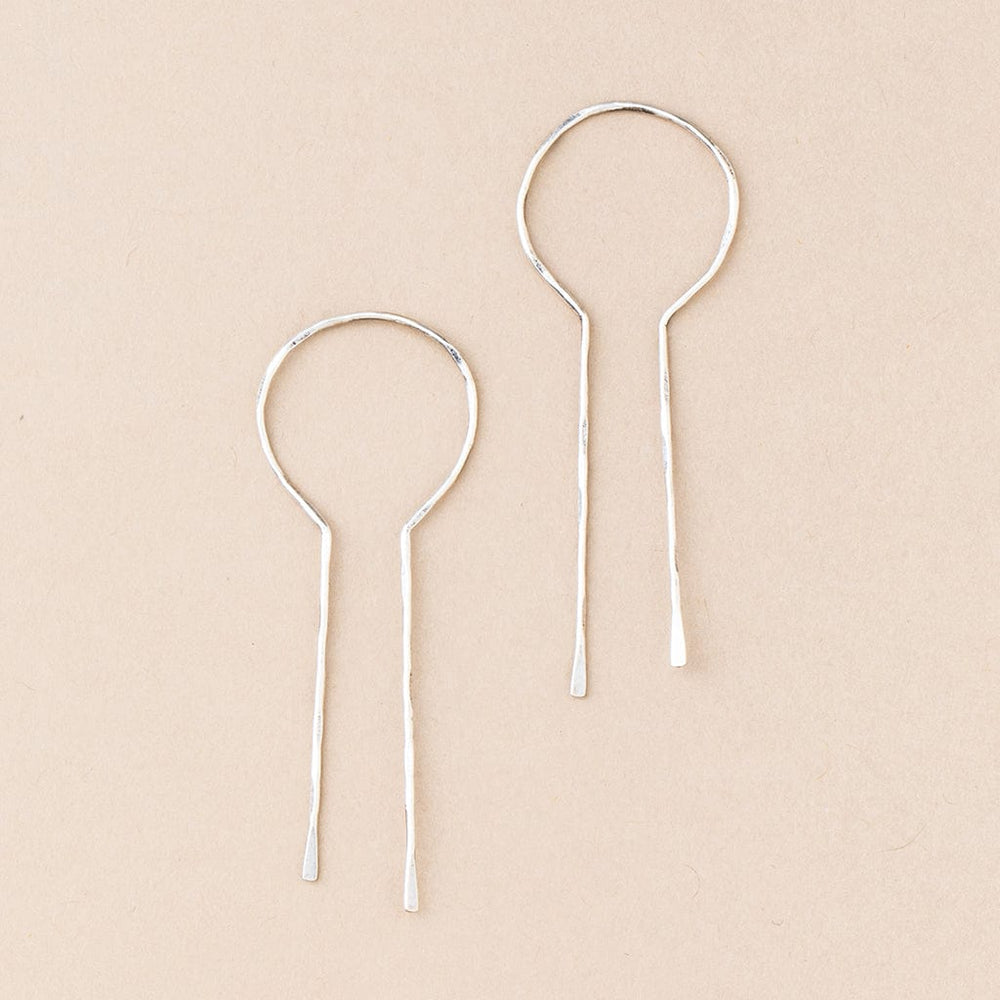 
                      
                        EAR-SPL Scout Refined Earring Collection - Equinox Keyhole Hoop Sterling Silver
                      
                    