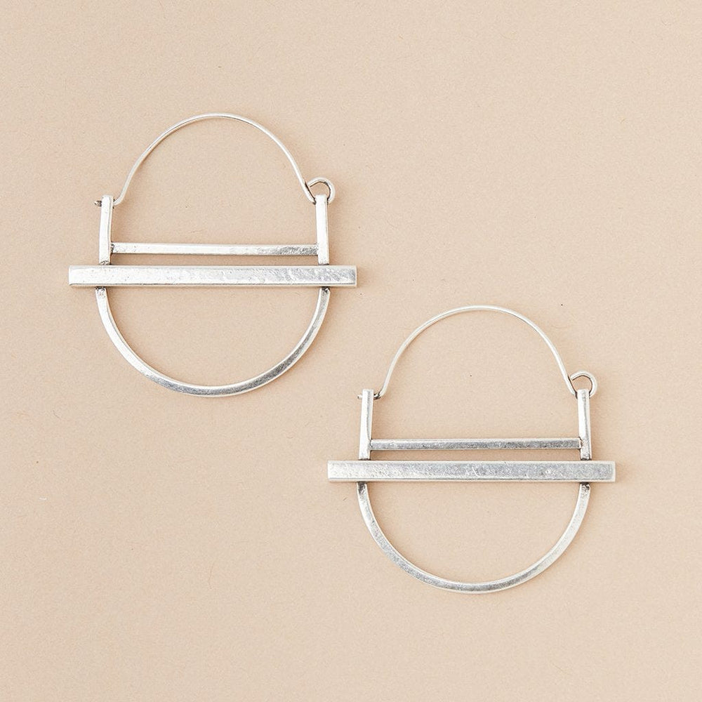 
                      
                        EAR-SPL Scout Refined Earring Collection - Saturn Hoop/ Sterling Silver
                      
                    