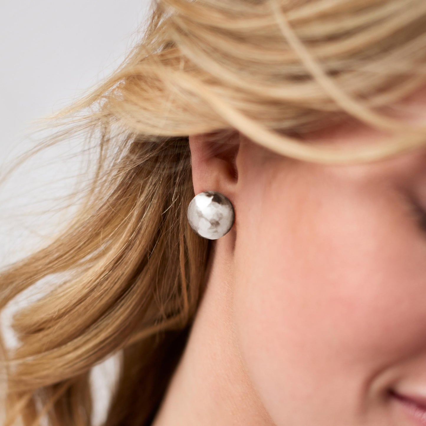 EAR-SPL Silver Solara Stud Earrings