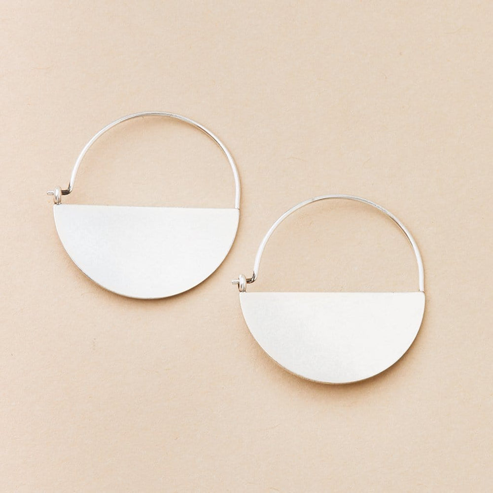 
                      
                        EAR-SPL Sterling Silver Lunar Hoop
                      
                    