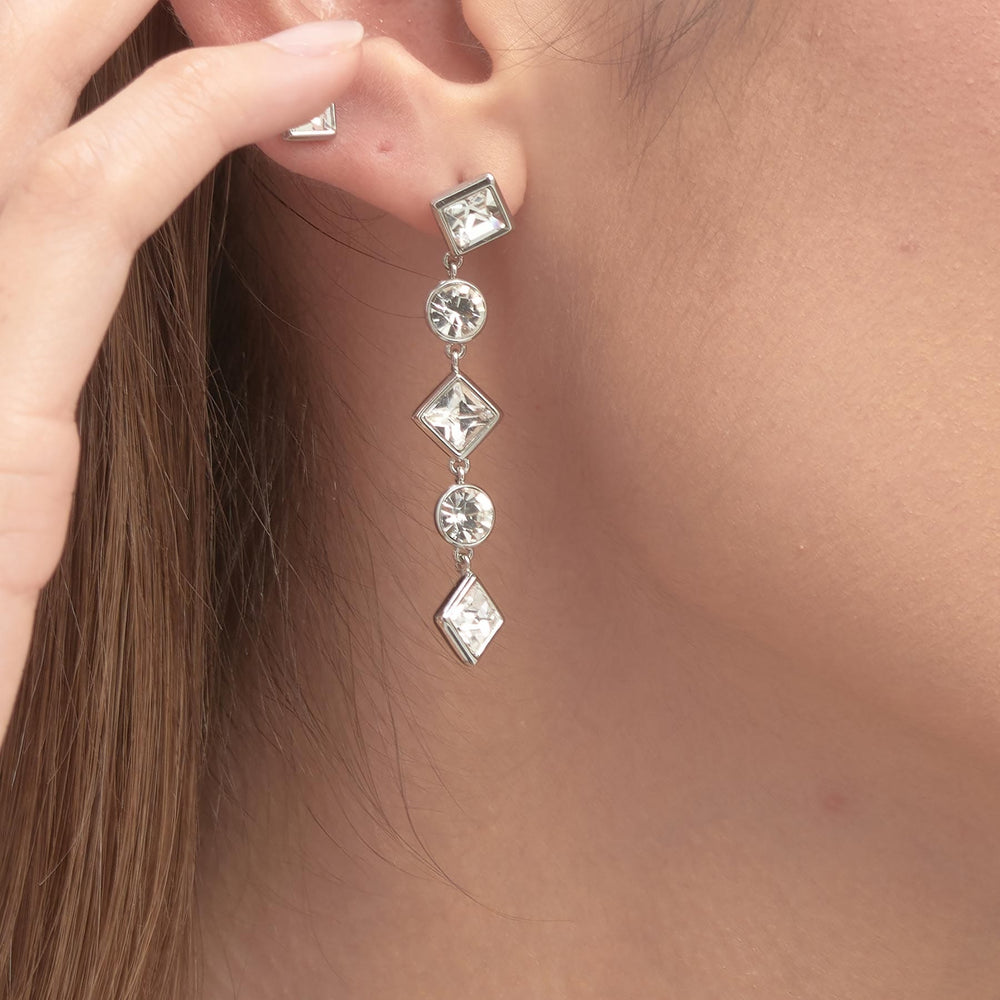 
                      
                        EAR-SS Stainless Steel Long Round & Square Crystals Earrings
                      
                    