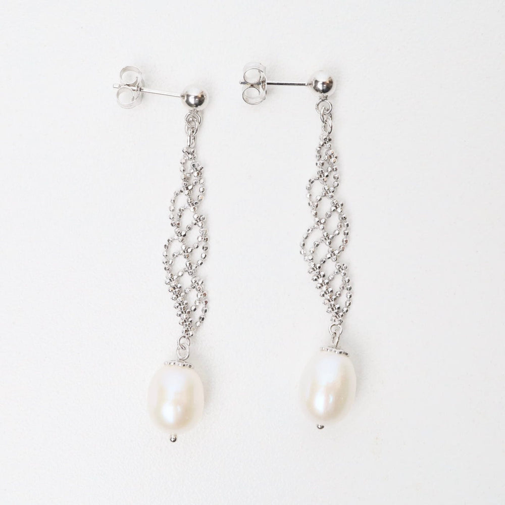 
                      
                        EAR Sterling Lace Helix with Pearls Earrings
                      
                    