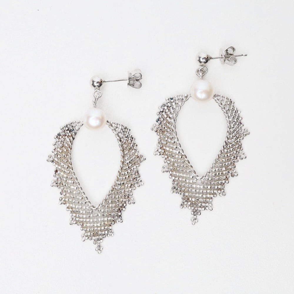 
                      
                        EAR Sterling Lotus Window Pearl Earrings
                      
                    