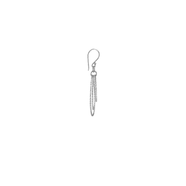 
                  
                    EAR Sterling Silver 3 Ring Dangle Earrings
                  
                