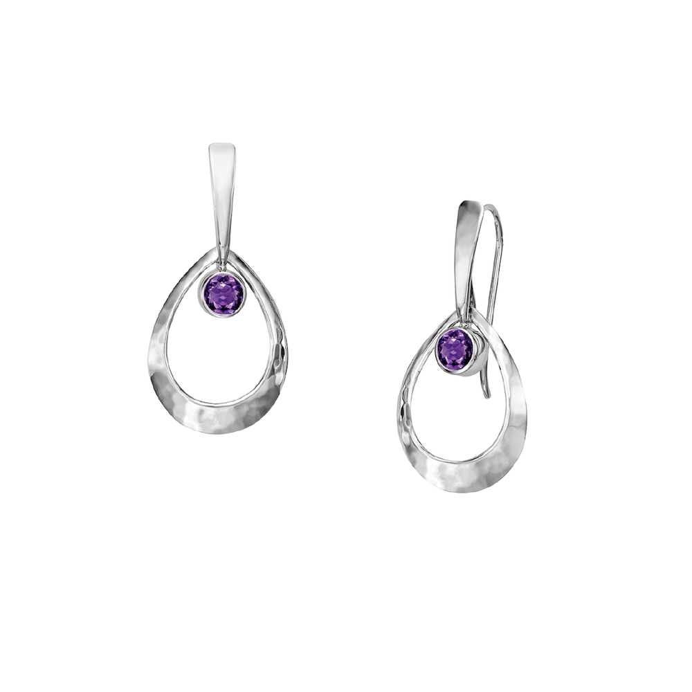 
                      
                        EAR Sterling Silver Amethyst  Emma Earrings
                      
                    