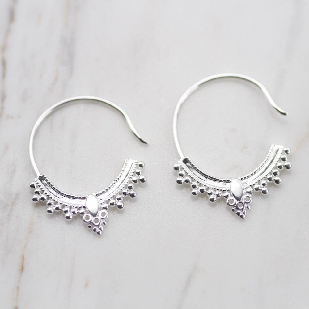 
                  
                    EAR Sterling Silver Bali Hoop
                  
                