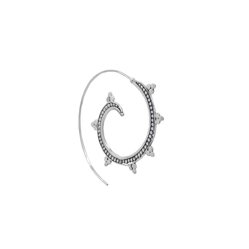 EAR Sterling Silver Binti Spiral Hoop