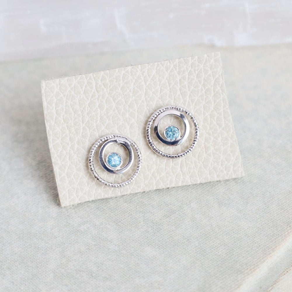 
                  
                    EAR Sterling Silver Blue Topaz Operato Earrings
                  
                