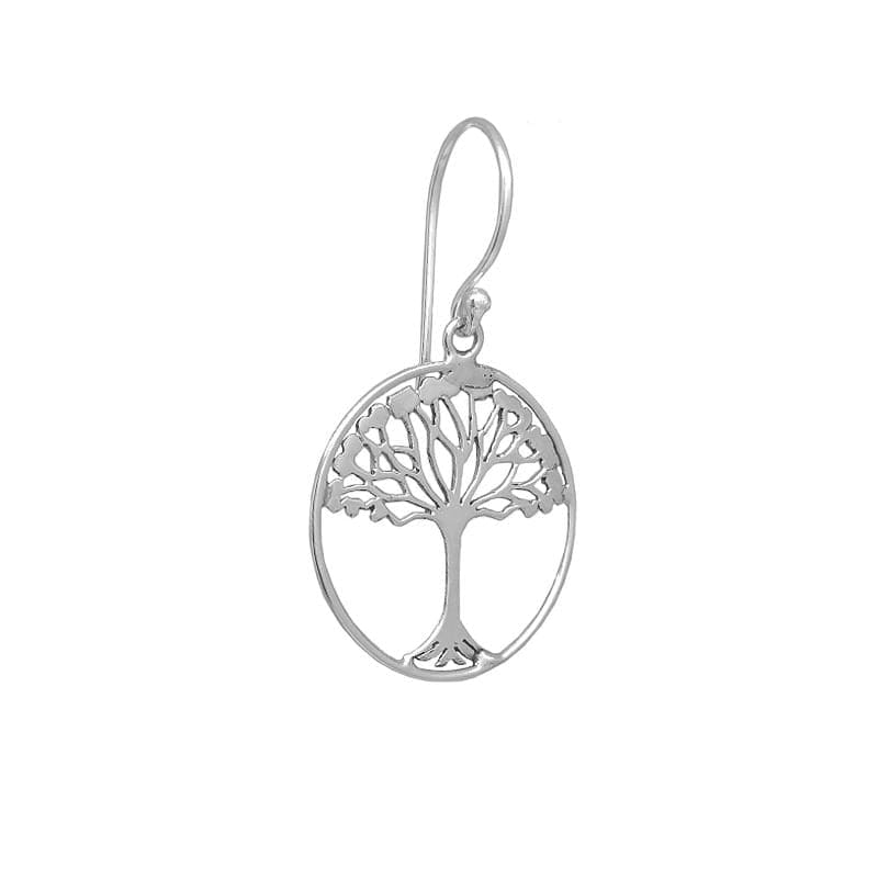 EAR Sterling Silver Bodhi Tree - Tree of Life Earrings