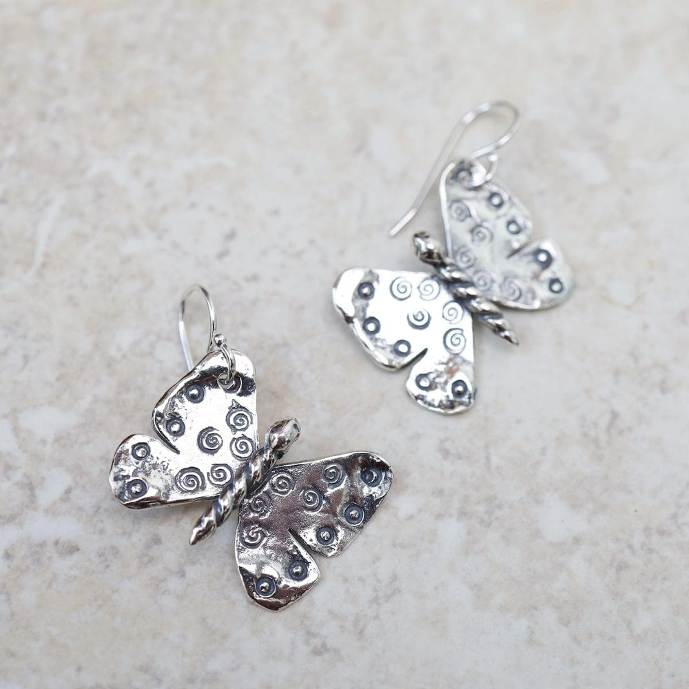 EAR Sterling Silver Butterfly Earrings