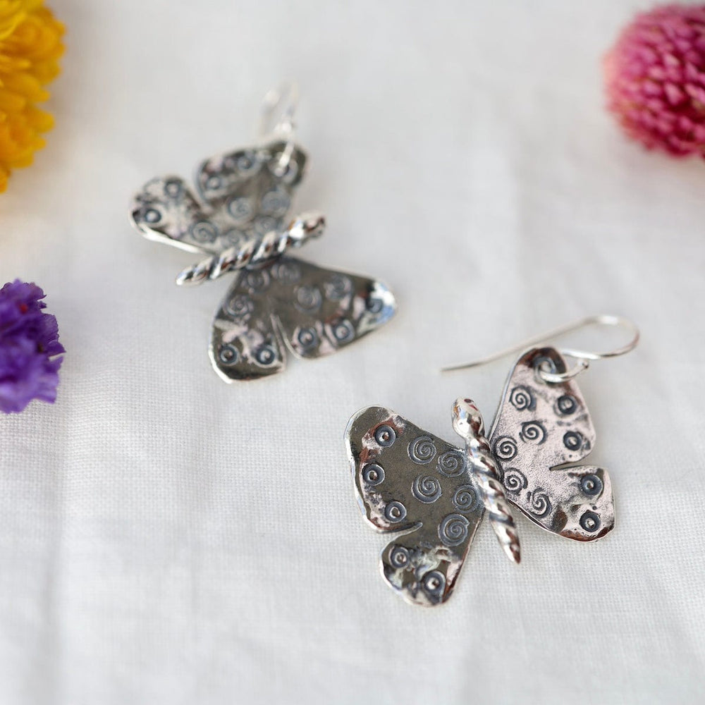 
                      
                        EAR Sterling Silver Butterfly Earrings
                      
                    