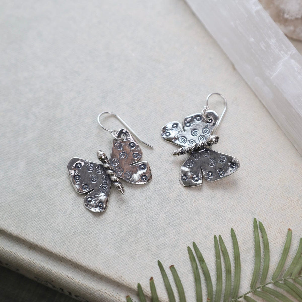 
                      
                        EAR Sterling Silver Butterfly Earrings
                      
                    