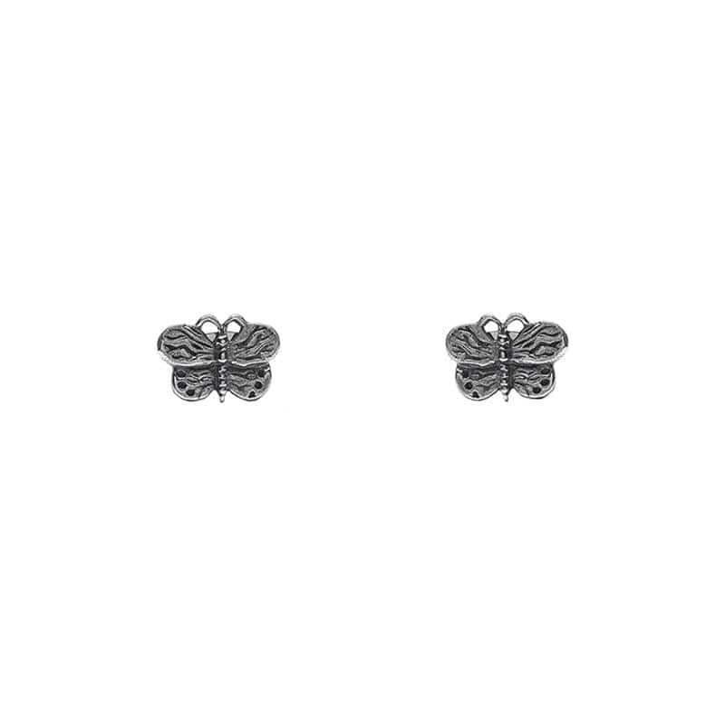 EAR Sterling Silver Butterfly Stud