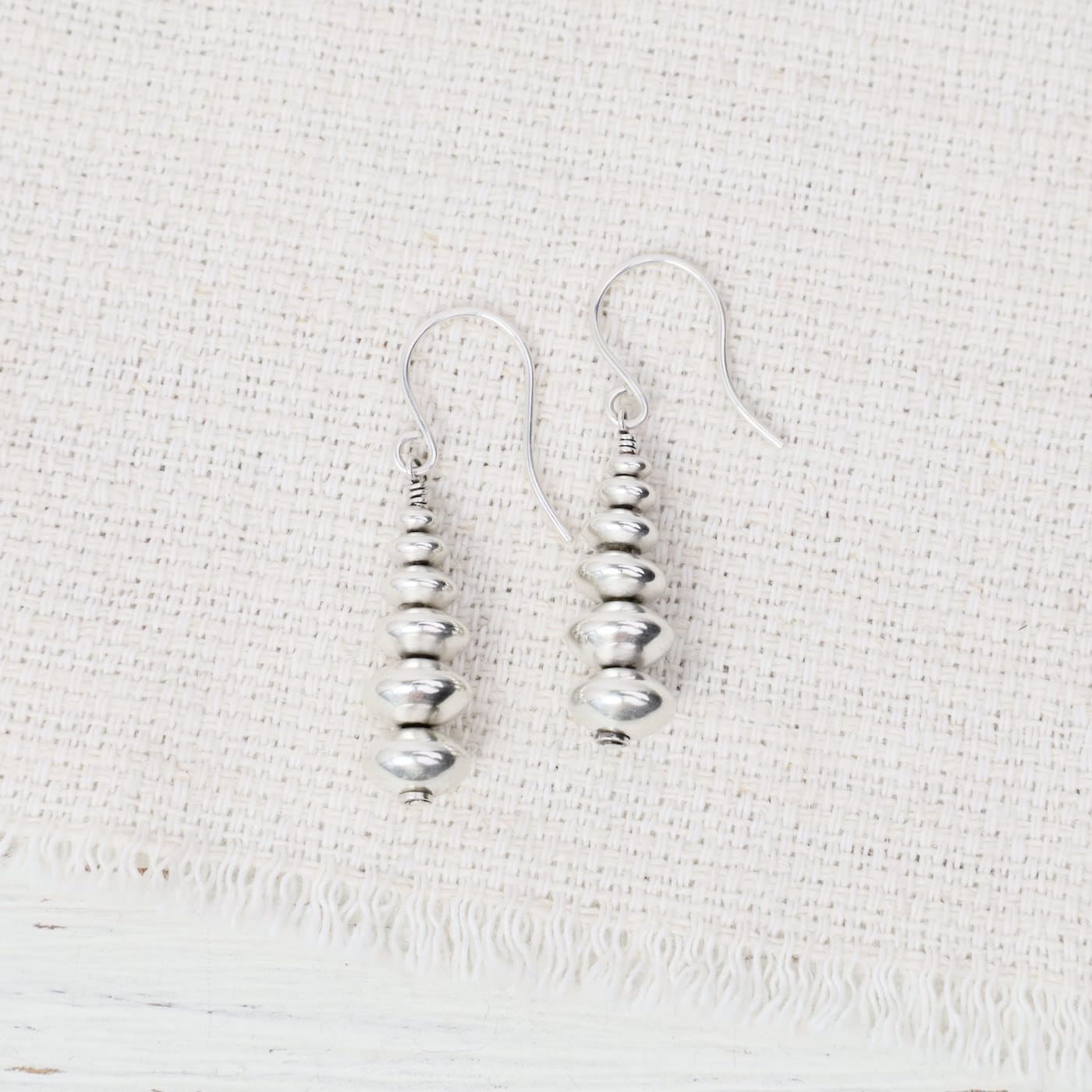 EAR Sterling Silver Cairn Earrings 1.25”