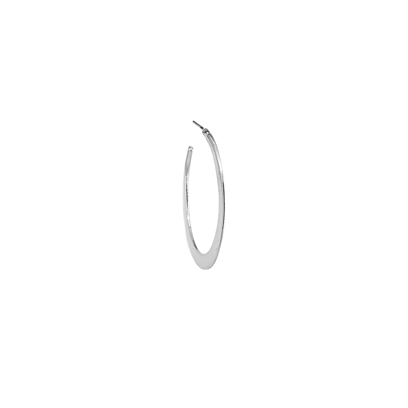 
                  
                    EAR Sterling Silver Crescent Moon Hoops – Large
                  
                