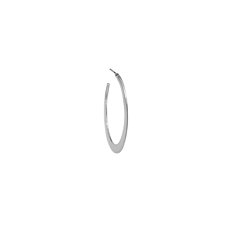 
                  
                    EAR Sterling Silver Crescent Moon Hoops – Medium
                  
                