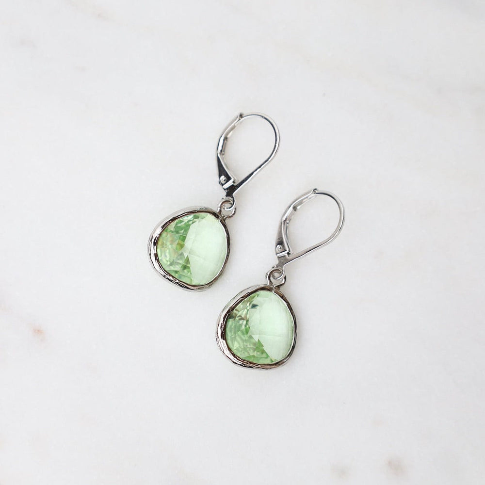 
                  
                    EAR Sterling Silver Crystal Lever Back Earrings - Chrysolite
                  
                