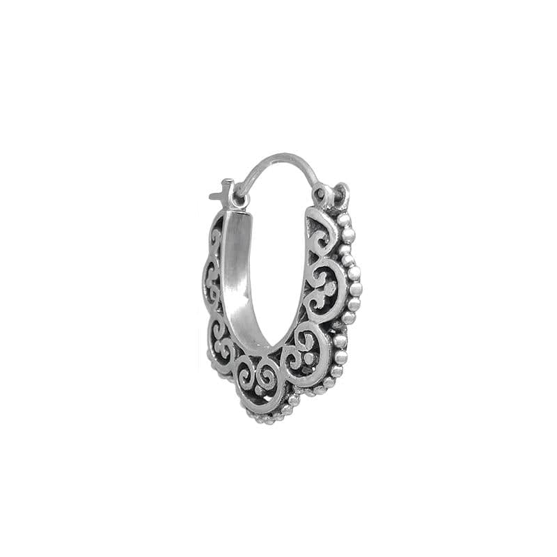 
                  
                    EAR Sterling Silver Curly Hoop
                  
                