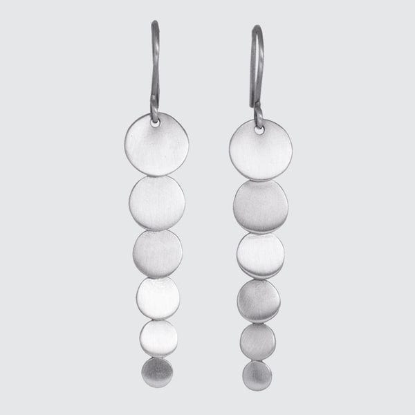 
                      
                        EAR Sterling Silver Disc Cascade Earring
                      
                    