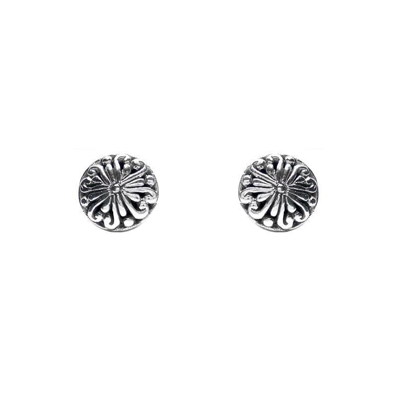 EAR Sterling Silver Floral Stud Earrings