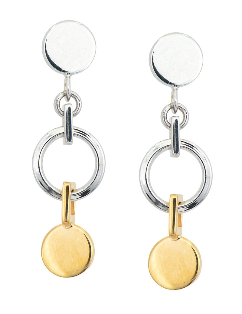 EAR Sterling Silver & Gold Plated Murphy Doris Earring