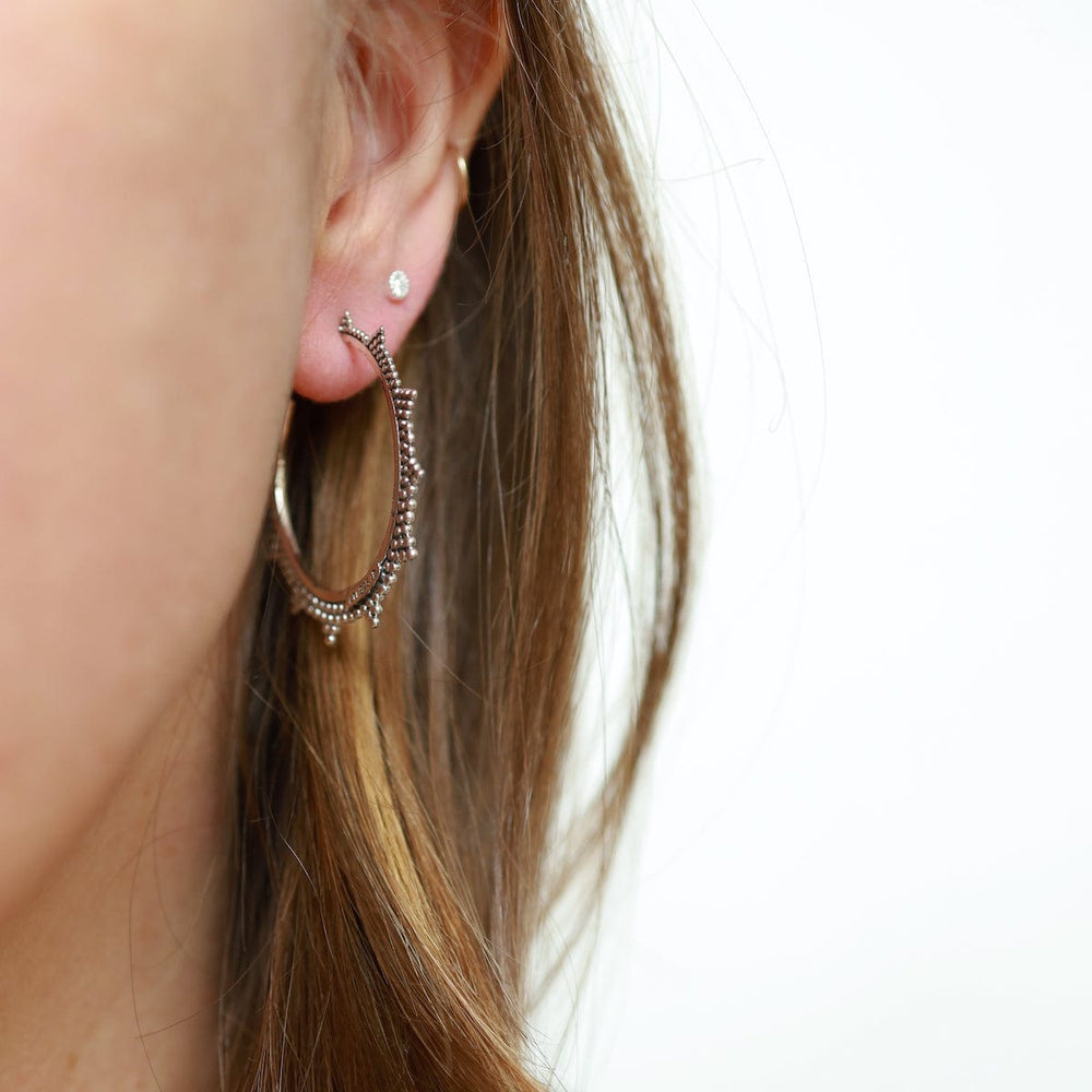 
                  
                    EAR Sterling Silver Helius Hoop
                  
                