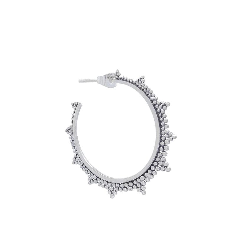 
                      
                        EAR Sterling Silver Helius Hoop
                      
                    