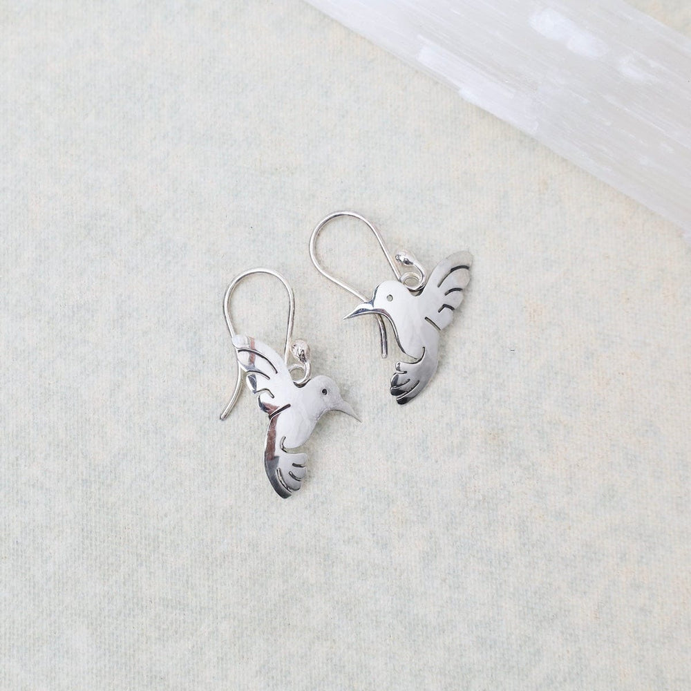 EAR Sterling Silver Hummingbird Earrings