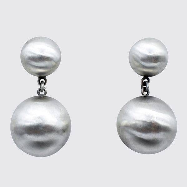 
                      
                        EAR Sterling Silver Large Ball Drop Stud Earrings
                      
                    