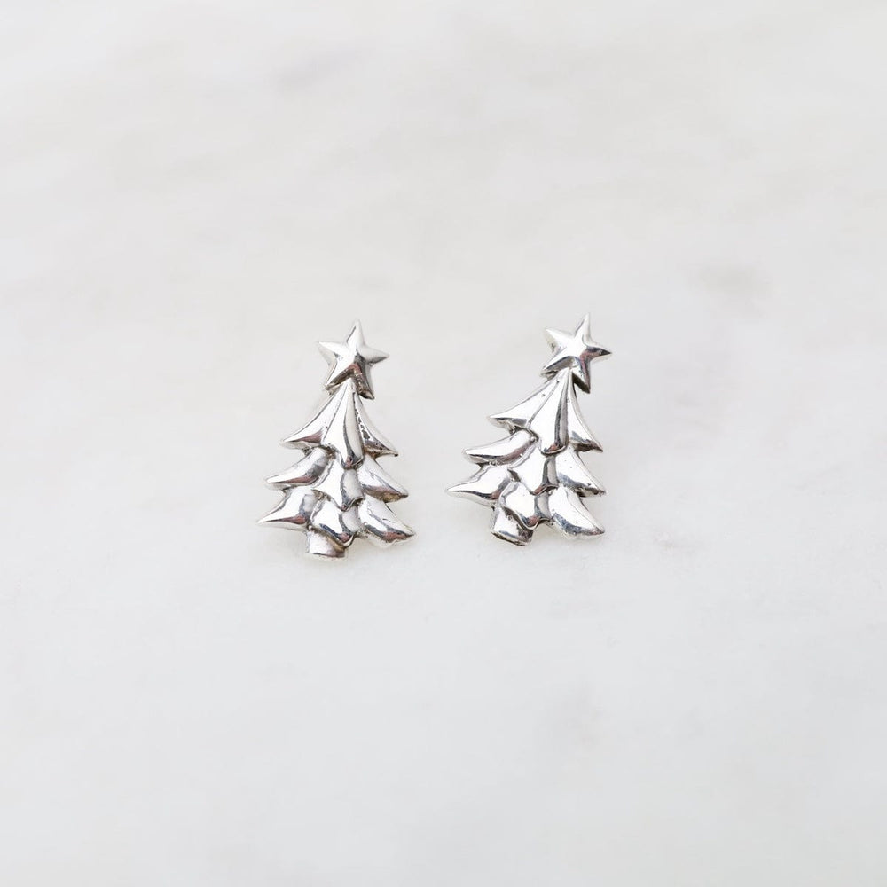 
                  
                    EAR Sterling Silver Large Christmas Tree Post Earrings
                  
                