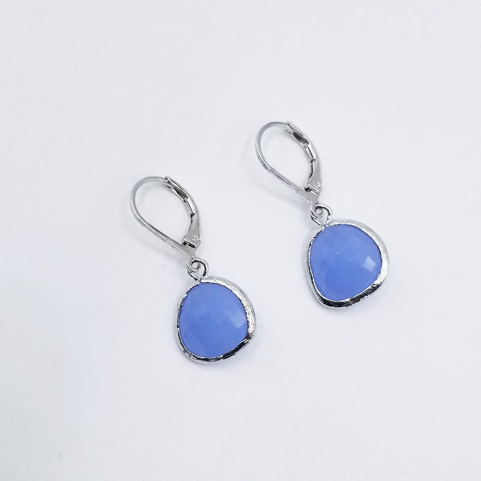 
                      
                        EAR Sterling Silver Light Royal Blue Crystal Lever Back Earrings
                      
                    