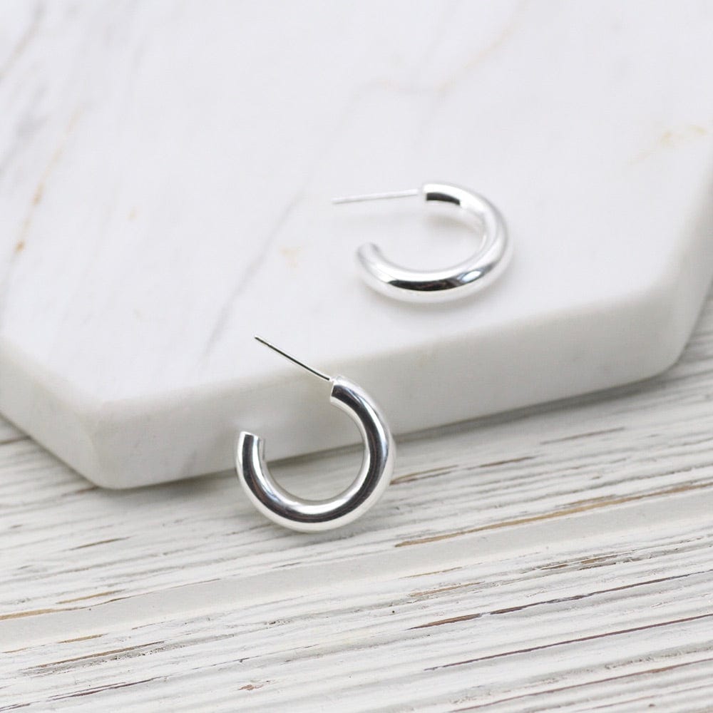 
                  
                    EAR Sterling Silver Little Thick Tube Hoop
                  
                