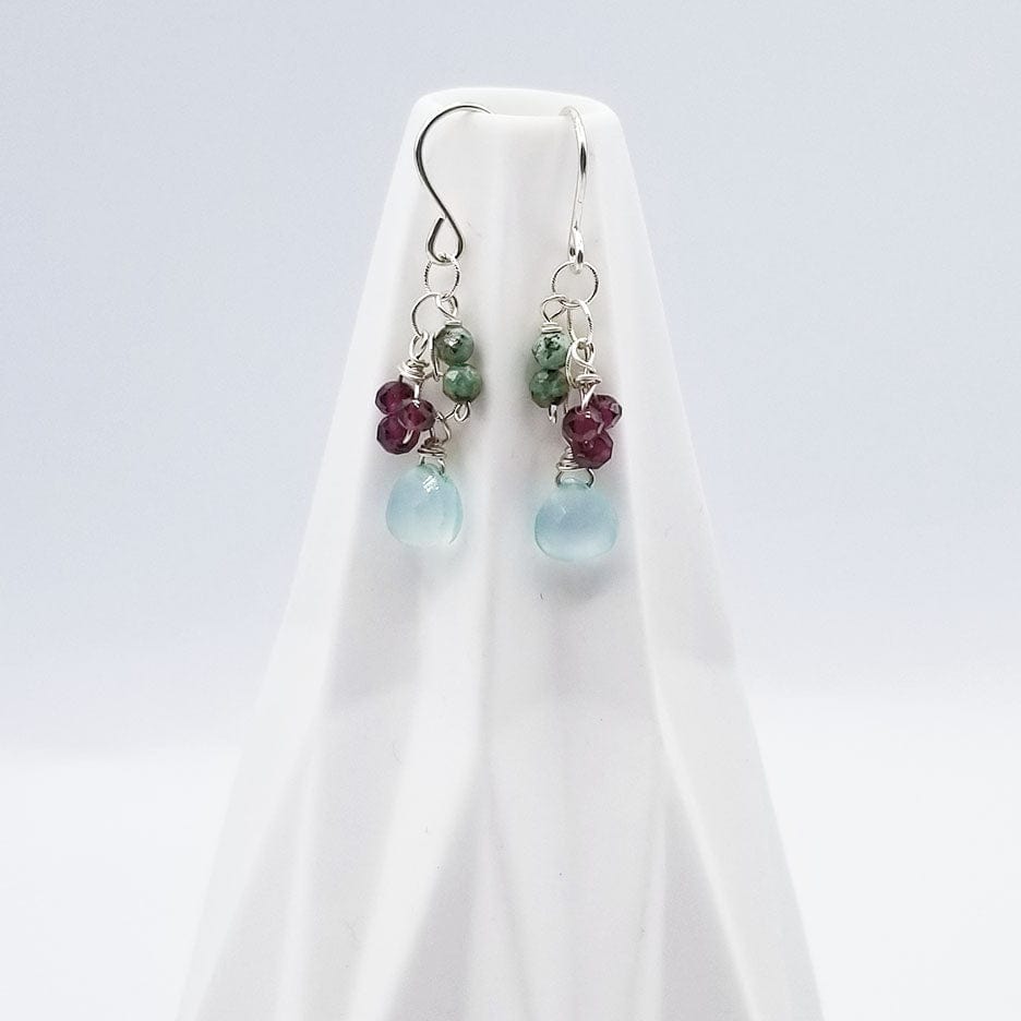 
                  
                    EAR Sterling Silver Mix Stone Drop Earrings
                  
                