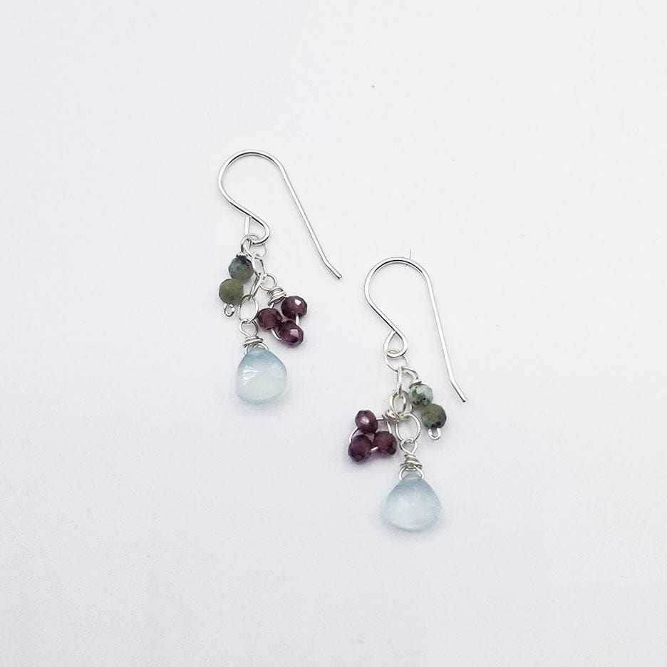 
                  
                    EAR Sterling Silver Mix Stone Drop Earrings
                  
                