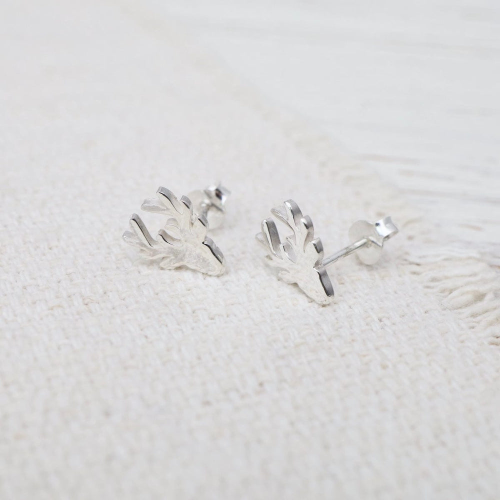 
                  
                    EAR Sterling Silver Reindeer Head Post Earrings
                  
                