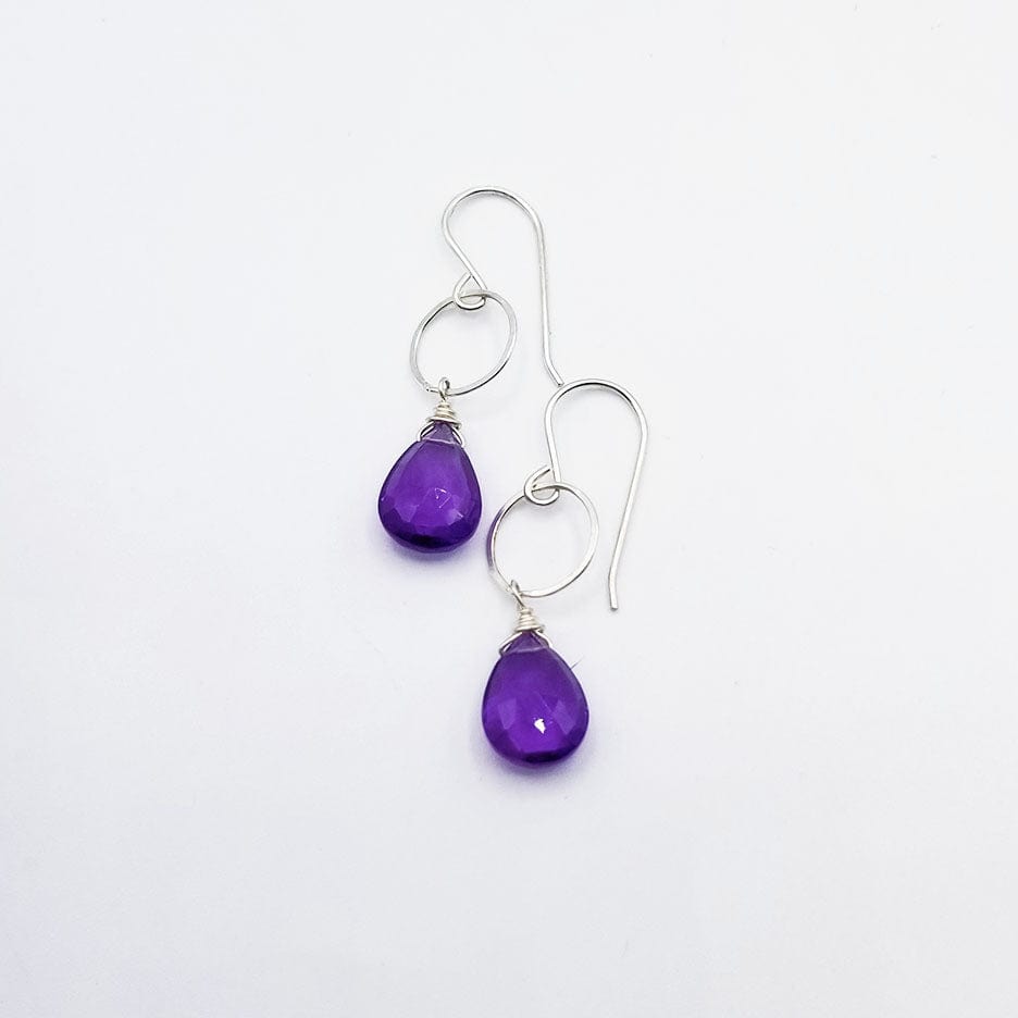 
                  
                    EAR Sterling Silver Ring and Amethyst Drop Earring
                  
                