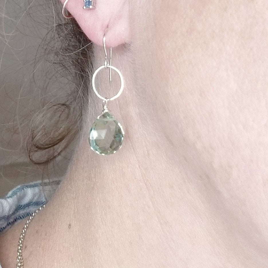 
                      
                        EAR Sterling Silver Ring and Green Amethyst Drop Earring
                      
                    