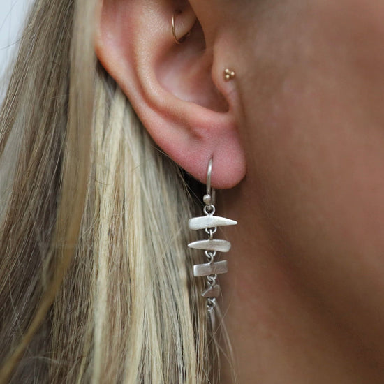 EAR Sterling Silver Small Fishbone Earrings