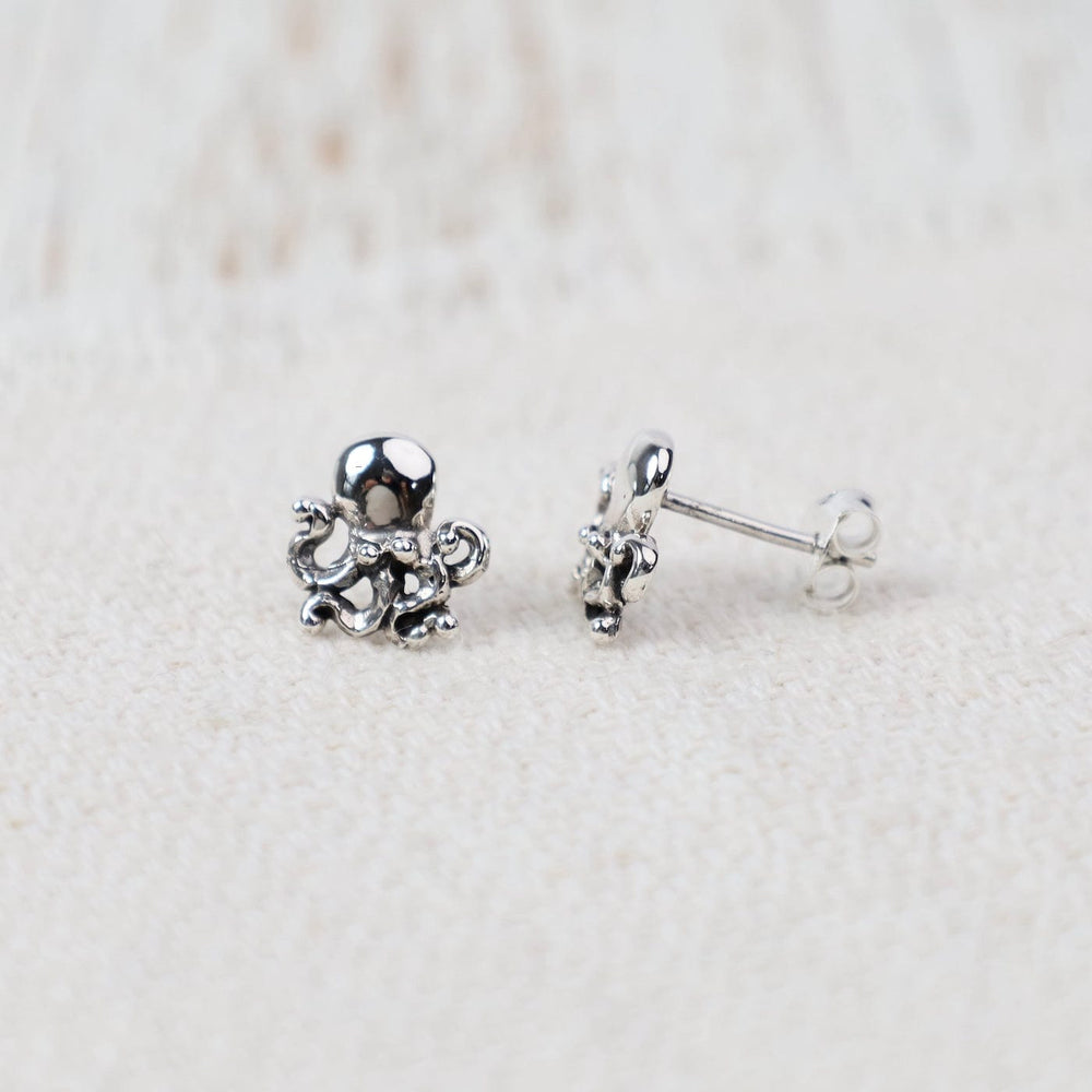 
                  
                    EAR Sterling Silver Small Octopus Post Earrings
                  
                