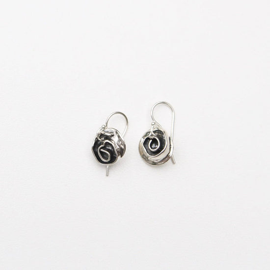 EAR Sterling Silver Small Rose Earrings