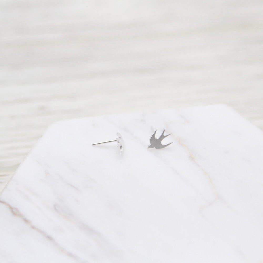 
                  
                    EAR Sterling Silver Swallow Stud Earring
                  
                