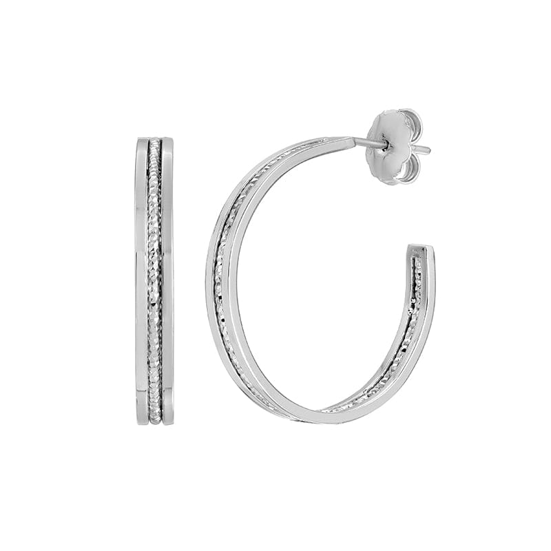 EAR Sterling Silver Symphonic Hoops