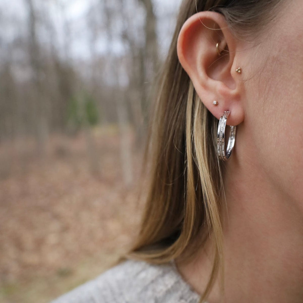 EAR Sterling Silver Symphonic Hoops