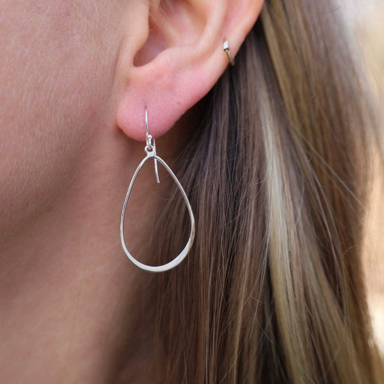 EAR Sterling Silver Teardrop Earrings