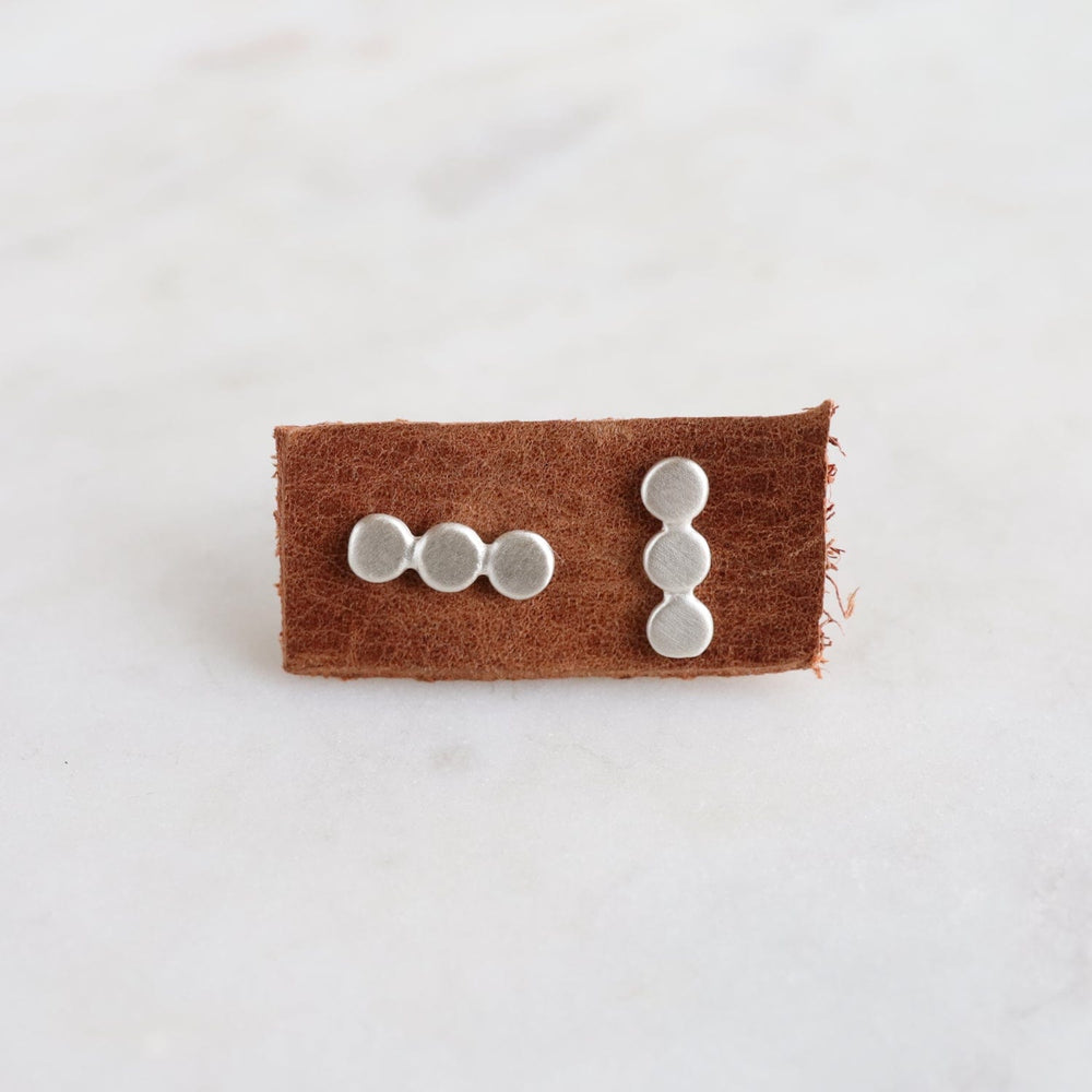 
                      
                        EAR Sterling Silver Triplets Studs Earrings
                      
                    