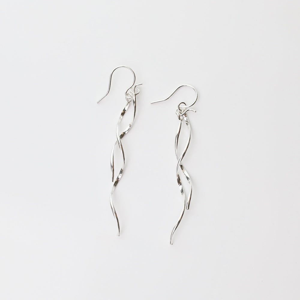 EAR Sterling Silver Twirling Twigs Earrings