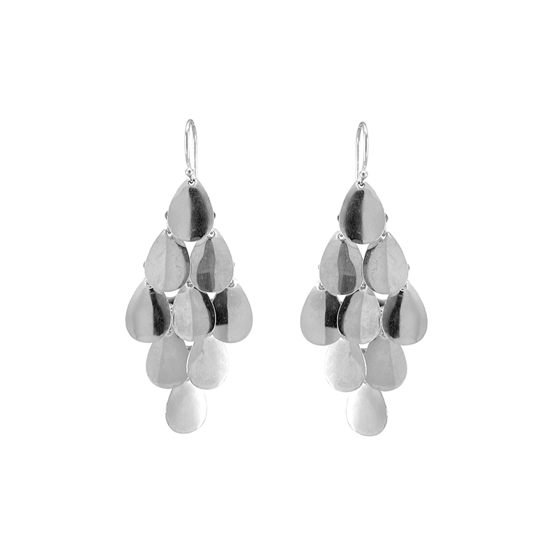 EAR Sterling Silver Waterfall Dangle Earrings