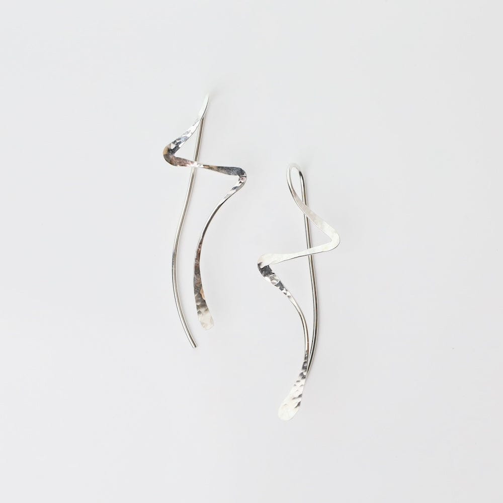 EAR Sterling Silver Zig-Zag Earrings